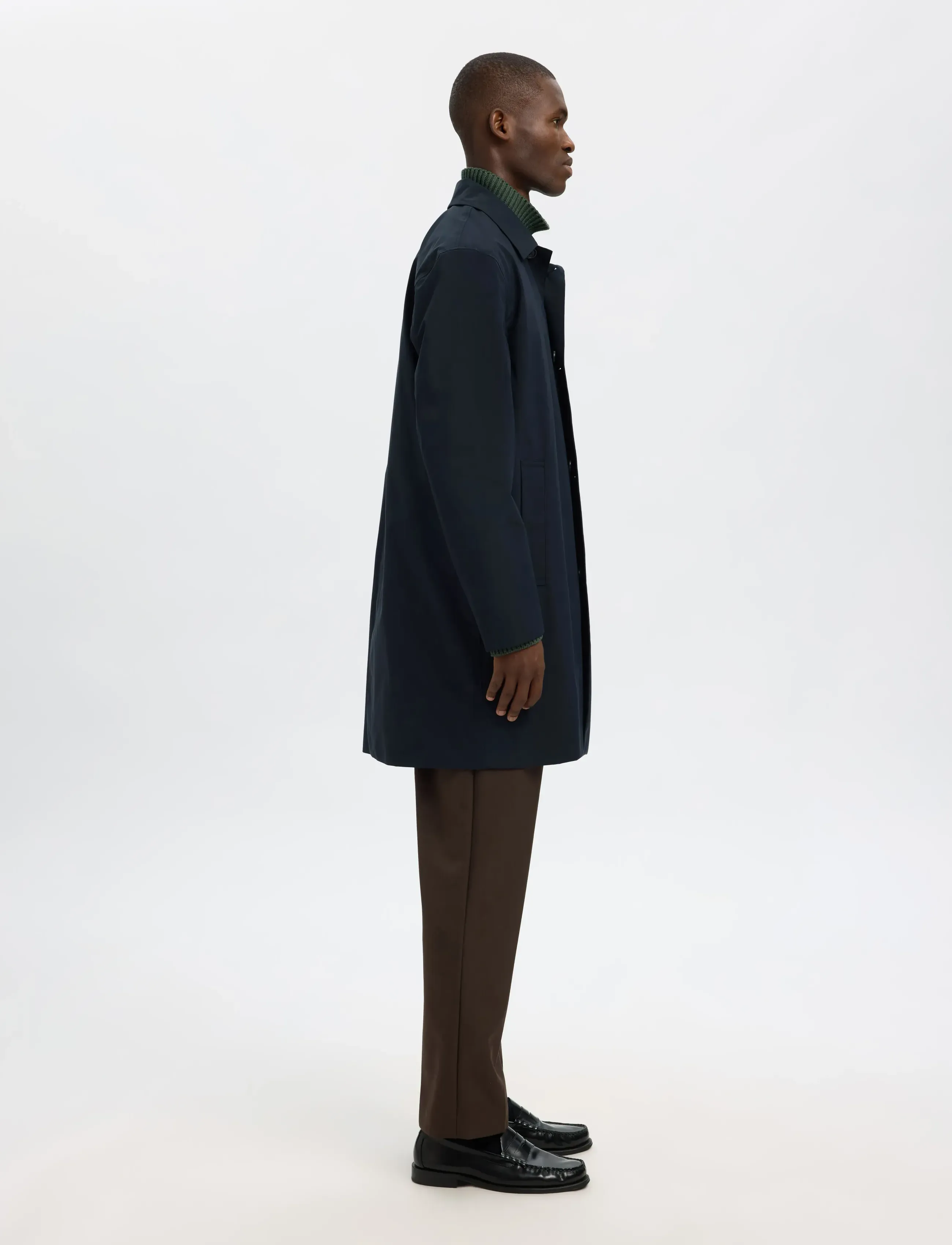 Selected Slhsilas Urban Tech Carcoat, Mænd, Car Coat, Sort, Str: XL