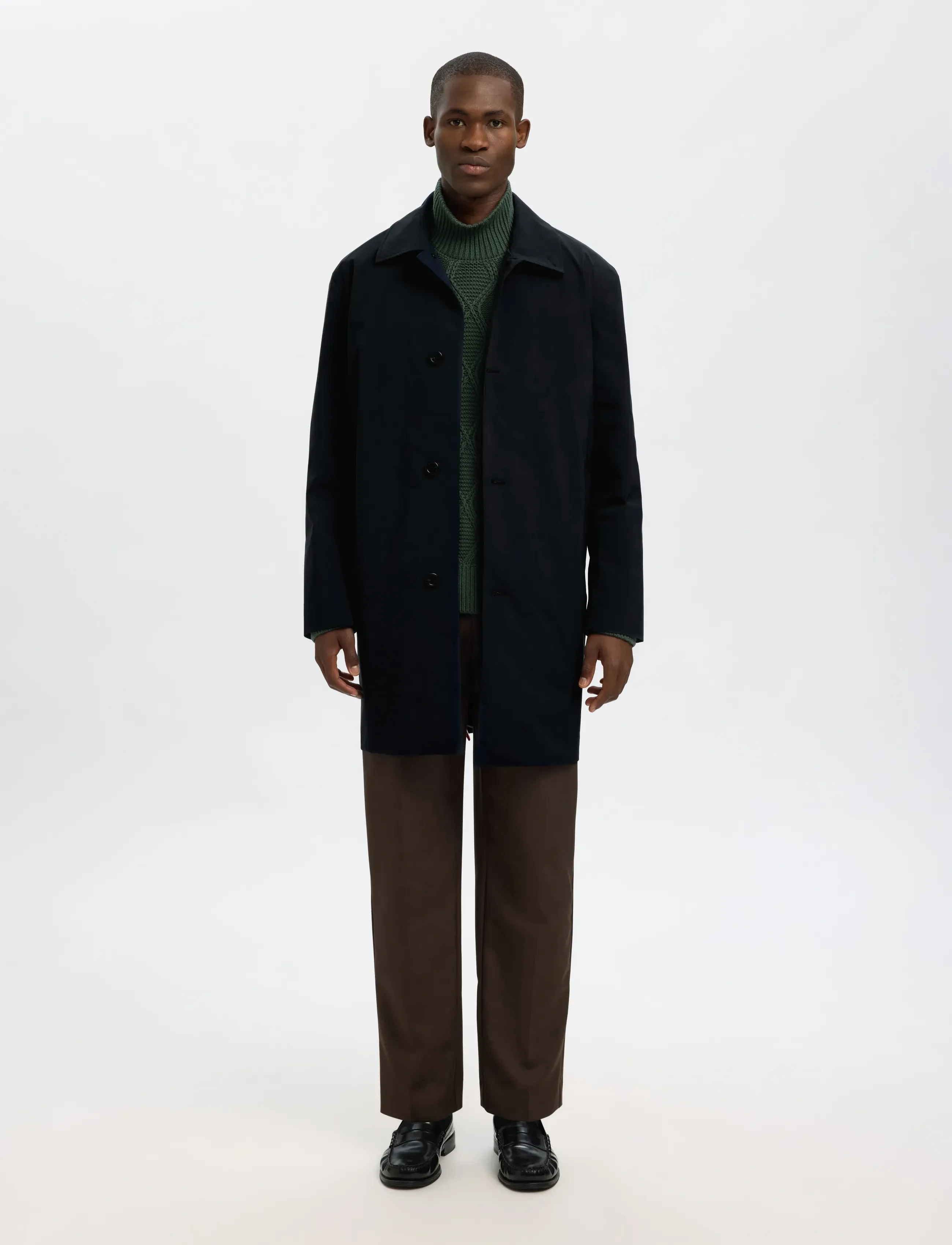 Selected - SLHSILAS URBAN TECH CARCOAT - kevyet päällystakit - black - 3