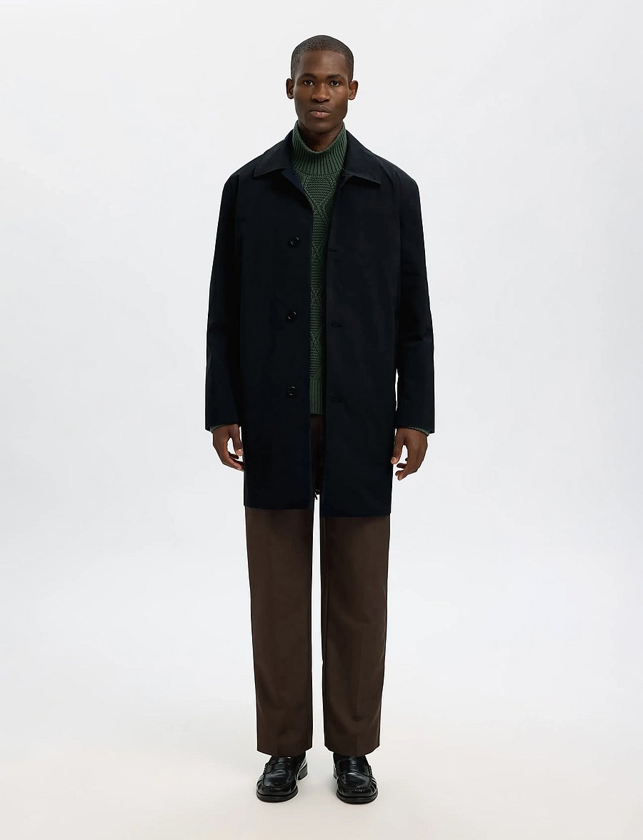 Selected - SLHSILAS URBAN TECH CARCOAT - kevyet päällystakit - black - 3