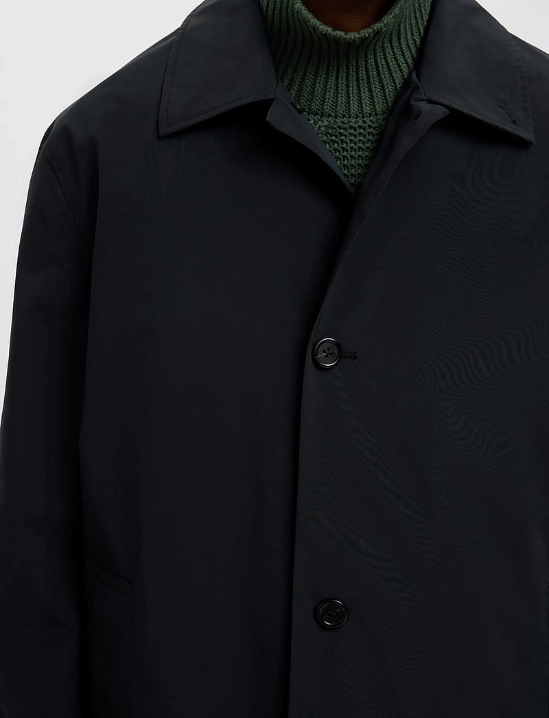 Selected - SLHSILAS URBAN TECH CARCOAT - leichte mäntel - black - 4