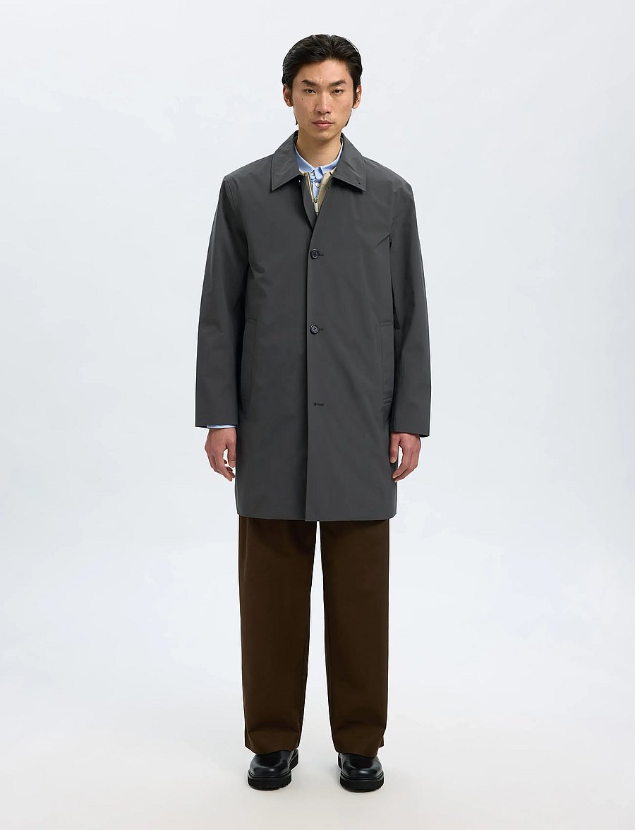 Selected - SLHSILAS URBAN TECH CARCOAT - leichte mäntel - kambaba - 0