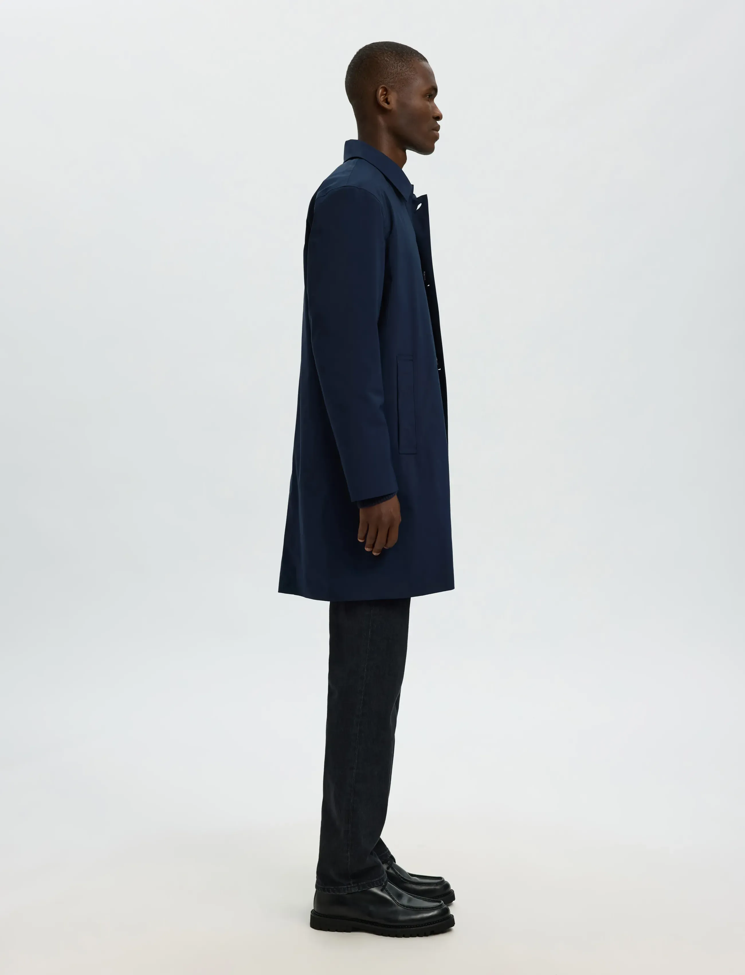 Selected SLHSILAS URBAN TECH CARCOAT - Tynnere frakker - SKY CAPTAIN / navy