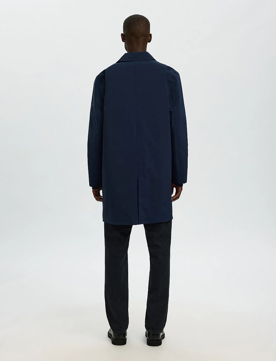 Selected - SLHSILAS URBAN TECH CARCOAT - ploni paltai - sky captain - 2