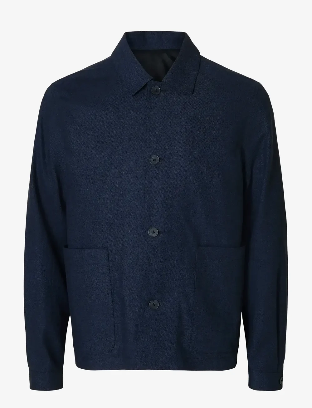 Selected - SLHREG-MALIK SUN HYBRID BLZ - Ühe rinnatisega pintsakud - dark navy - 1