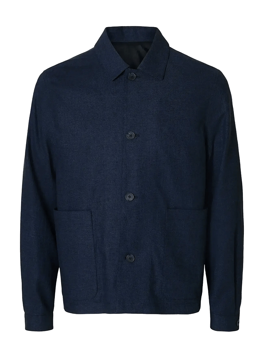 Selected - SLHREG-MALIK SUN HYBRID BLZ - yksiriviset bleiserit - dark navy - 1