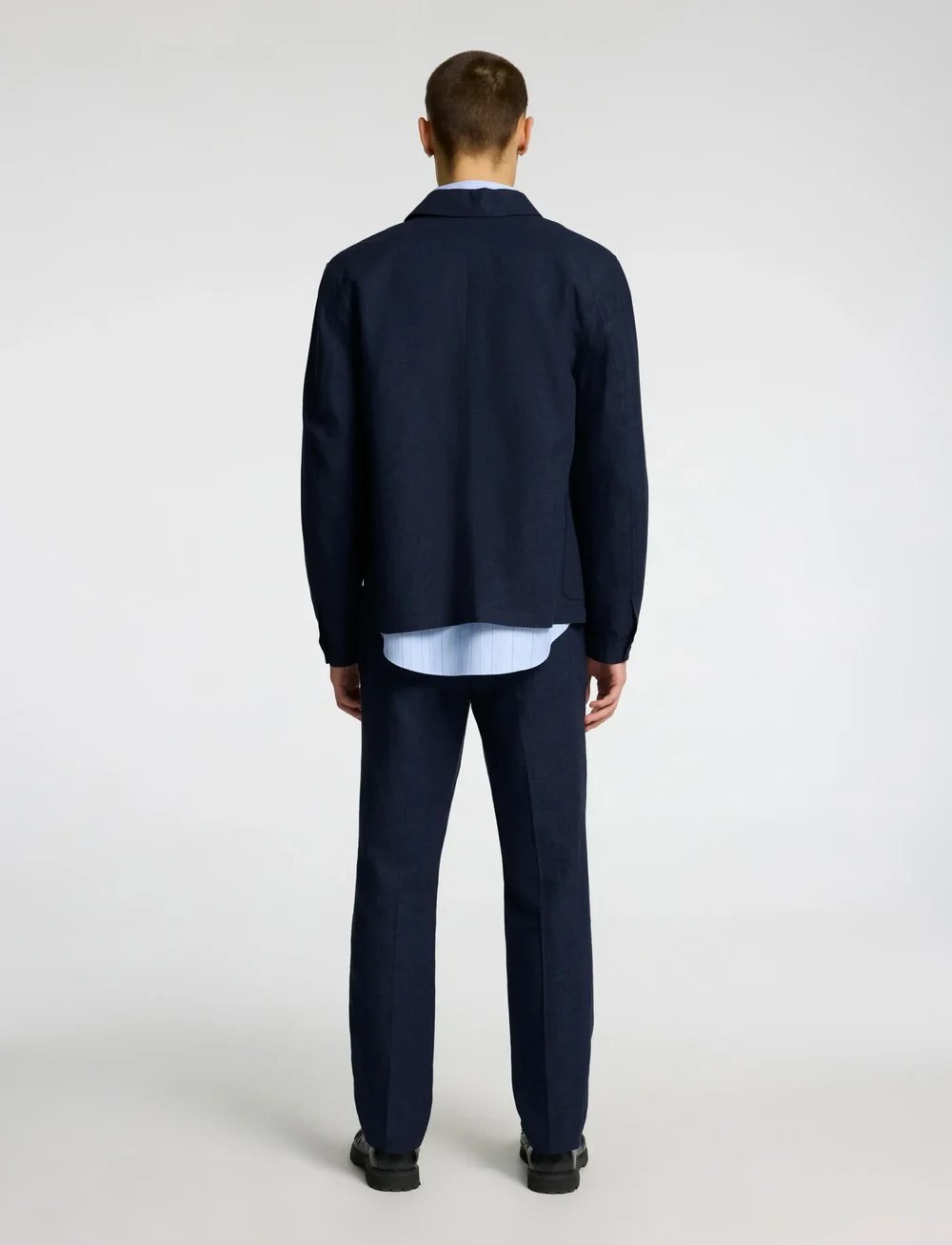 Selected - SLHREG-MALIK SUN HYBRID BLZ - Ühe rinnatisega pintsakud - dark navy - 2