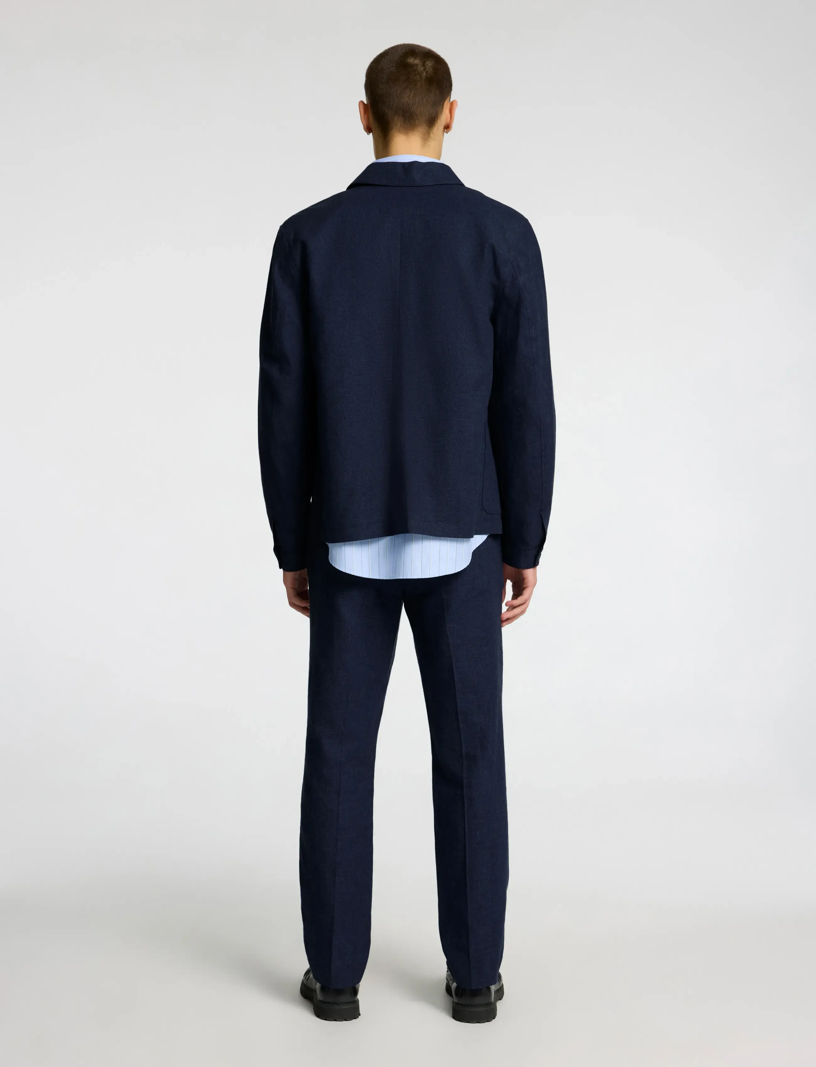 Selected - SLHREG-MALIK SUN HYBRID BLZ - Žaketes ar vienas pogas aizdari - dark navy - 2