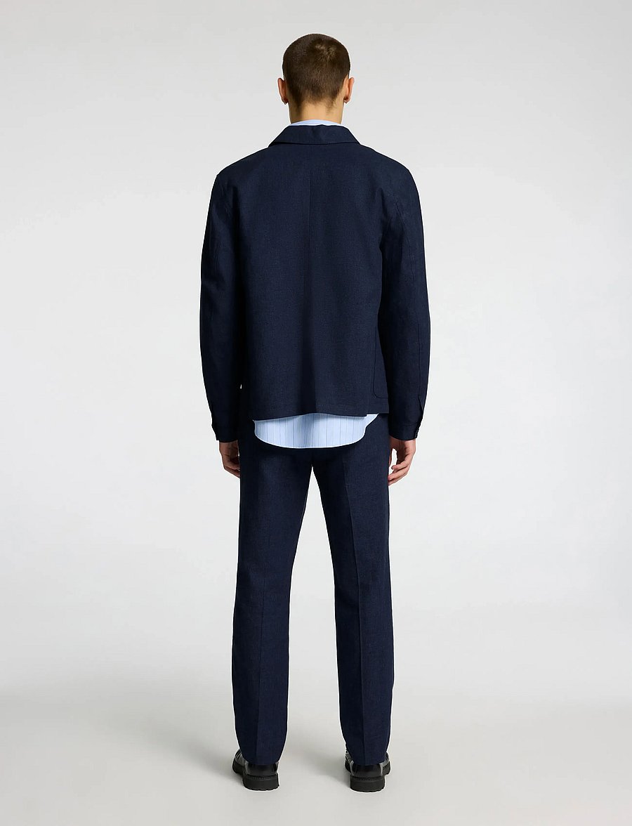 Selected - SLHREG-MALIK SUN HYBRID BLZ - yksiriviset bleiserit - dark navy - 2