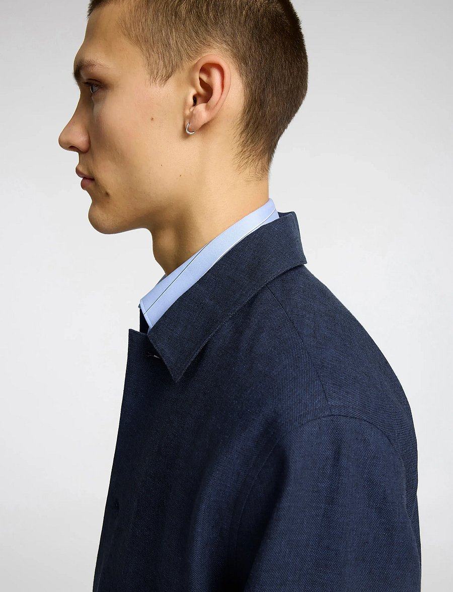 Selected - SLHREG-MALIK SUN HYBRID BLZ - yksiriviset bleiserit - dark navy - 3