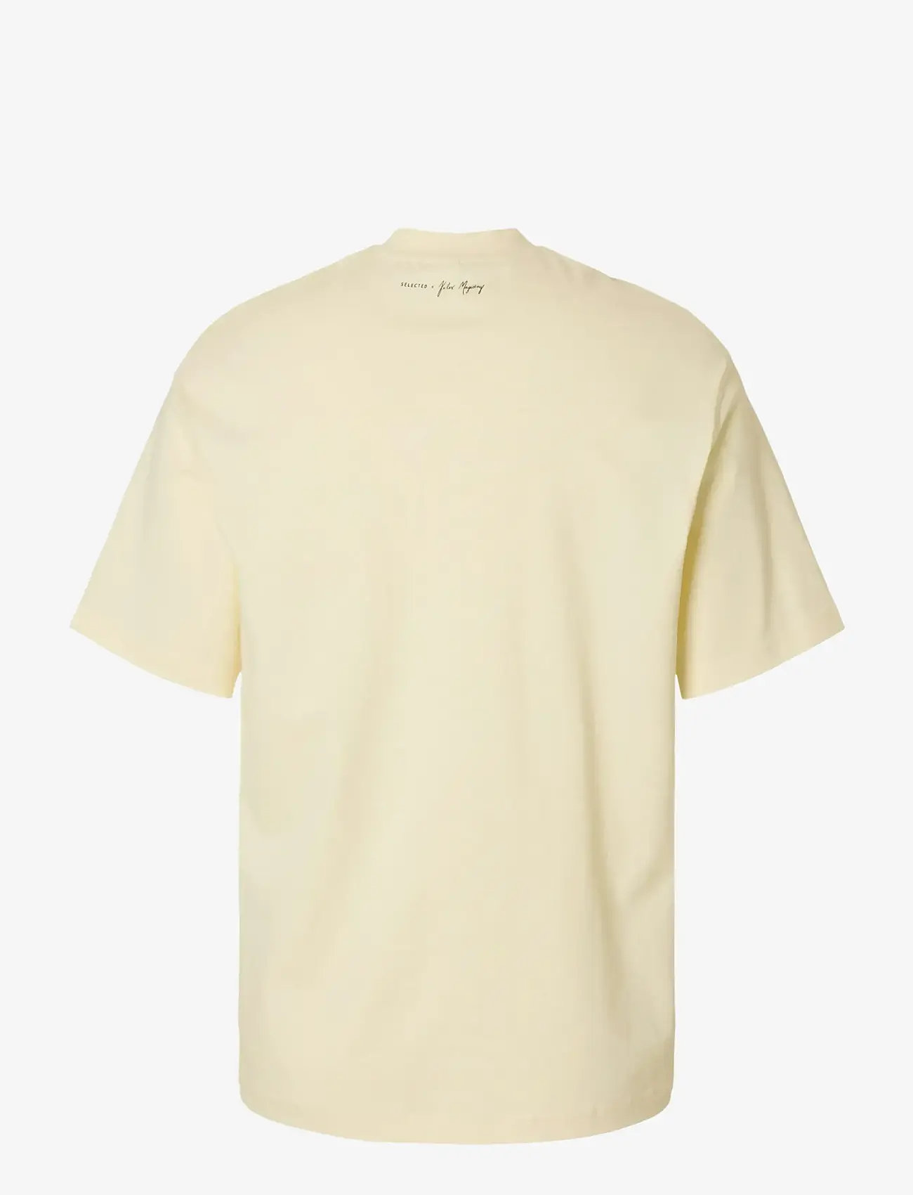 Selected - SLHRELAXKAI PRINT SS O-NECK TEE - t-shirts à manches courtes - egret - 2