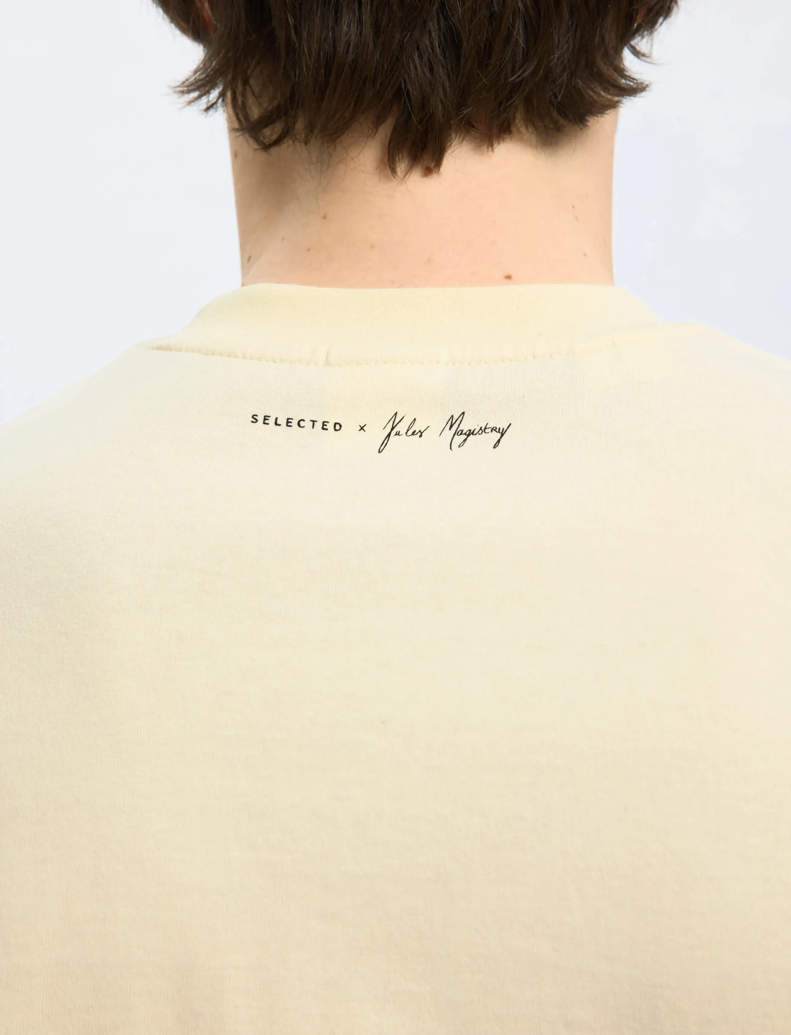 Selected - SLHRELAXKAI PRINT SS O-NECK TEE - egret - 5