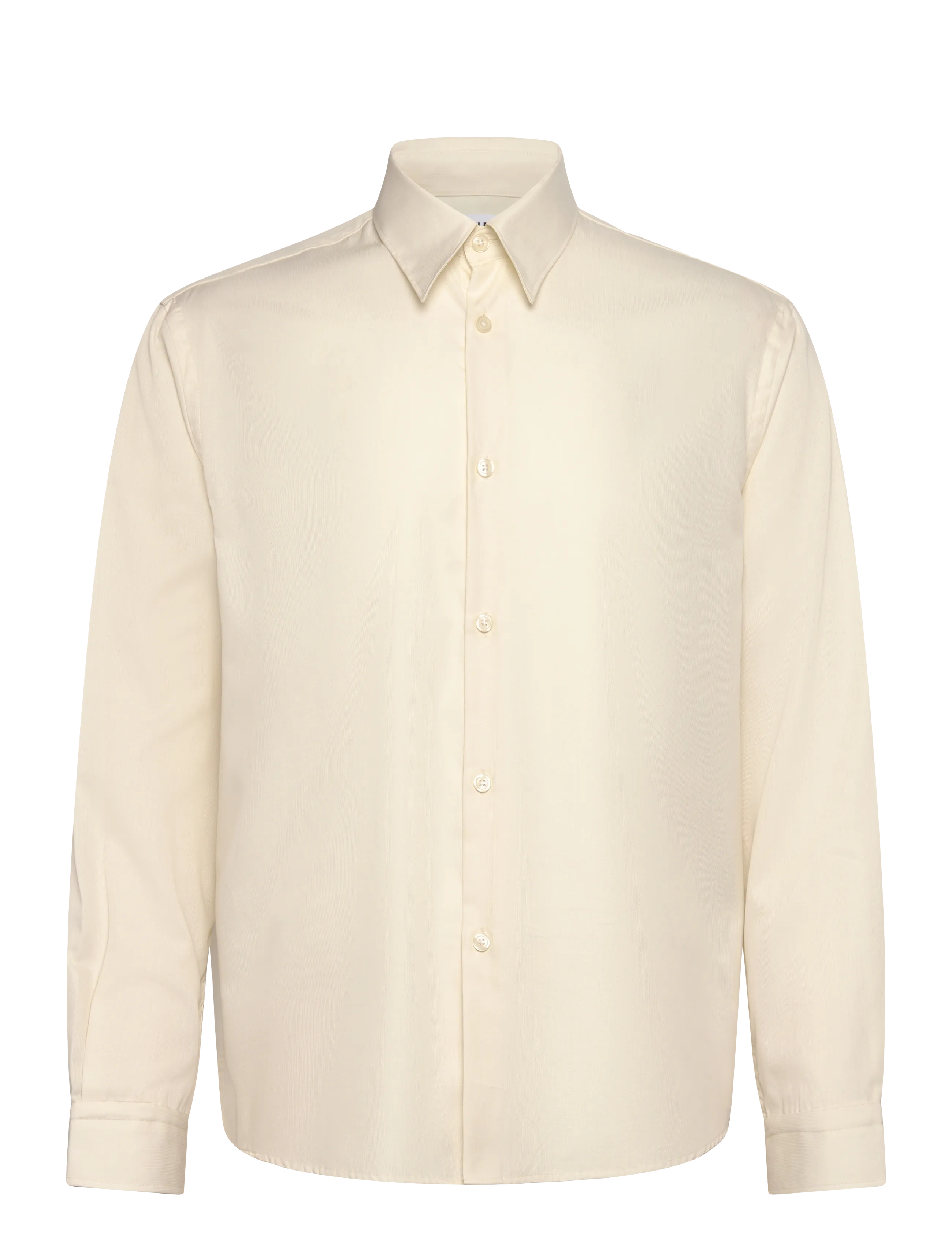 SLHRLXKEVIN MIX LS SHIRT - EGRET