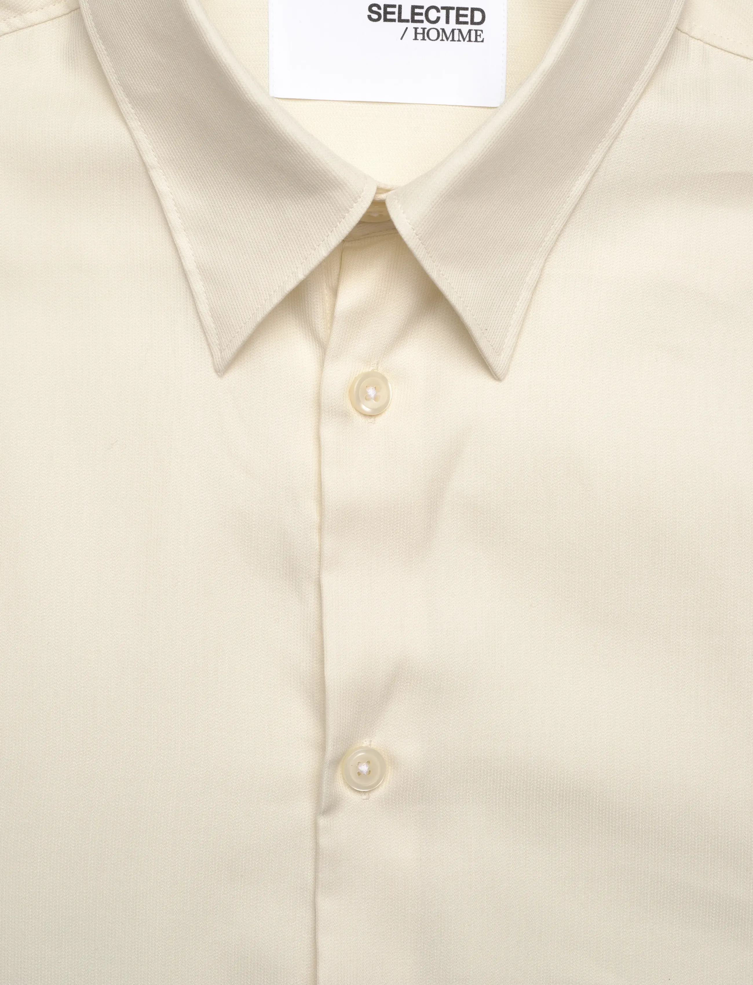Selected - SLHRLXKEVIN MIX LS SHIRT - casual hemden - egret - 2