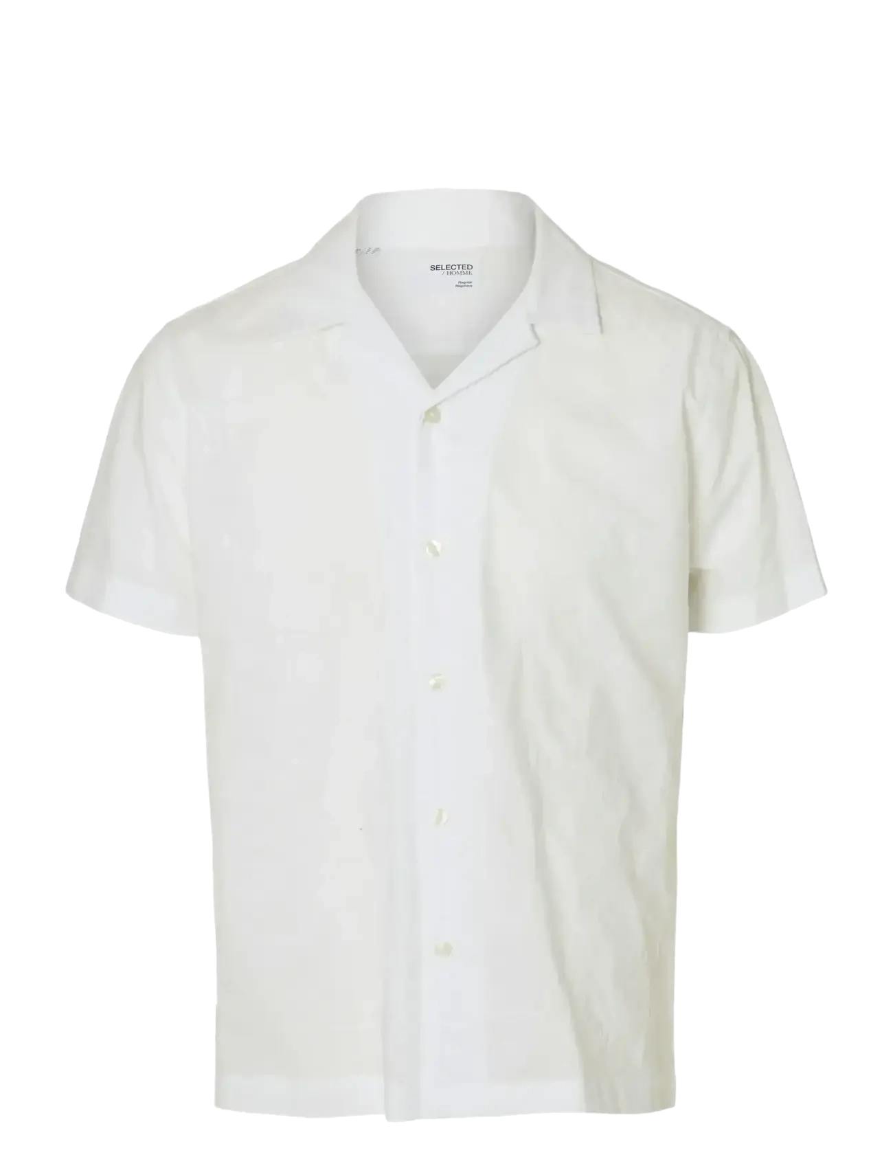 Selected SLHREGHYDE AOE SS SHIRT - Skjorter - WHITE / white