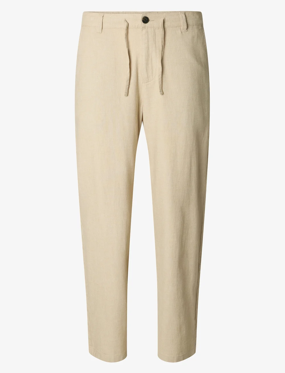 Selected - SLH220-LOOSE BRODY LINEN BLD PANT NOOS - linased püksid - incense - 1