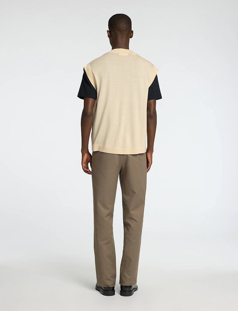 Selected - SLHTRAY KNIT MERINO VEST CARDIGAN EX - strikveste - angora - 2