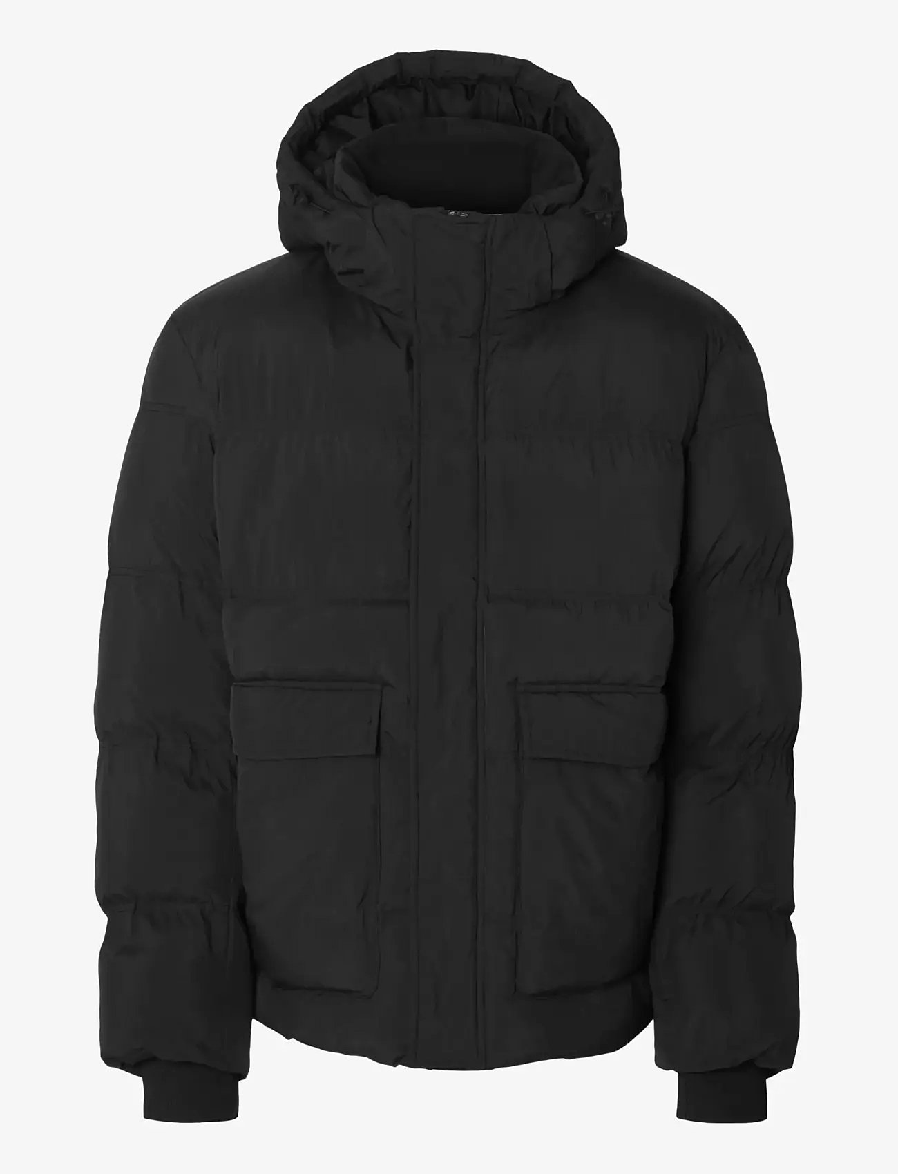 Selected - SLHANDERS PUFFER #S - vinterjakker - black - 1