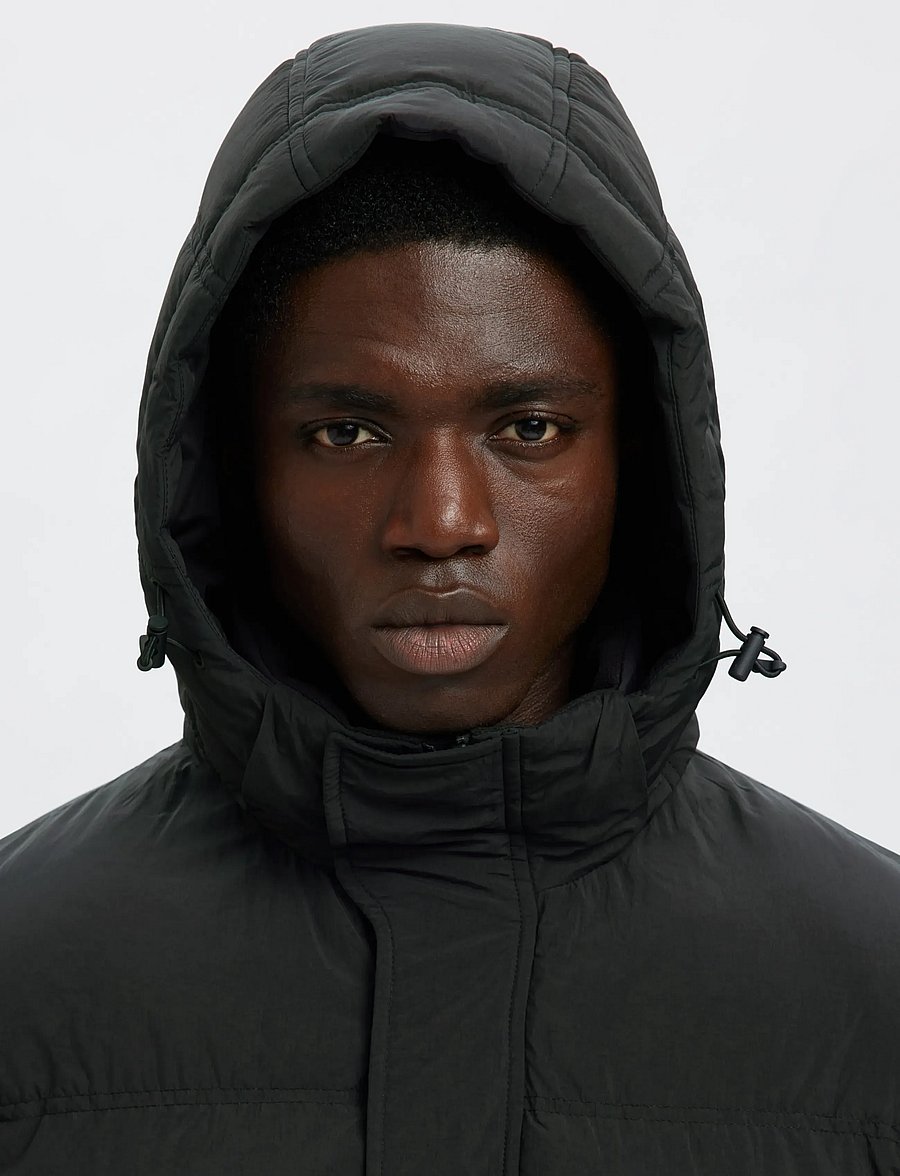 Selected - SLHANDERS PUFFER #S - dunjakker - black - 3