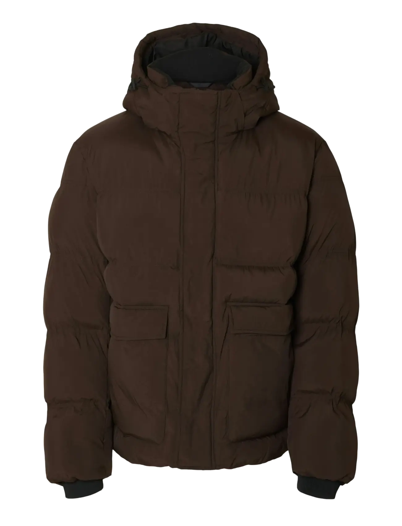 Selected SLHANDERS PUFFER #S - Selected - DELICIOSO / brown