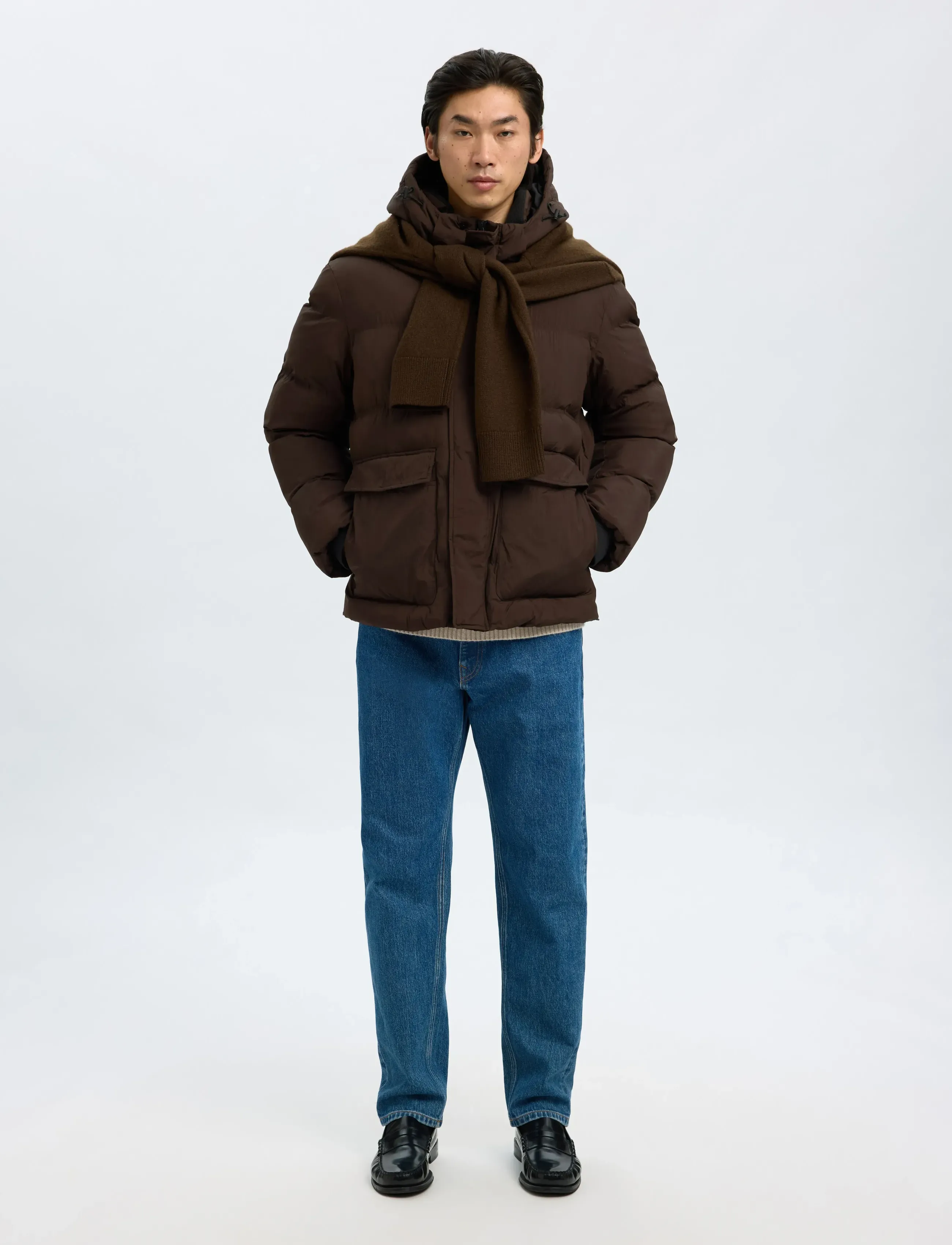 Selected - SLHANDERS PUFFER #S - pūkinės striukės - delicioso - 5