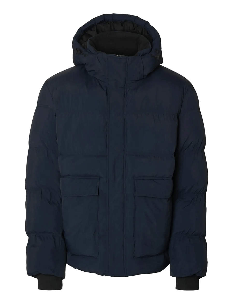 Selected - SLHANDERS PUFFER #S - daunenjacken - sky captain - 1