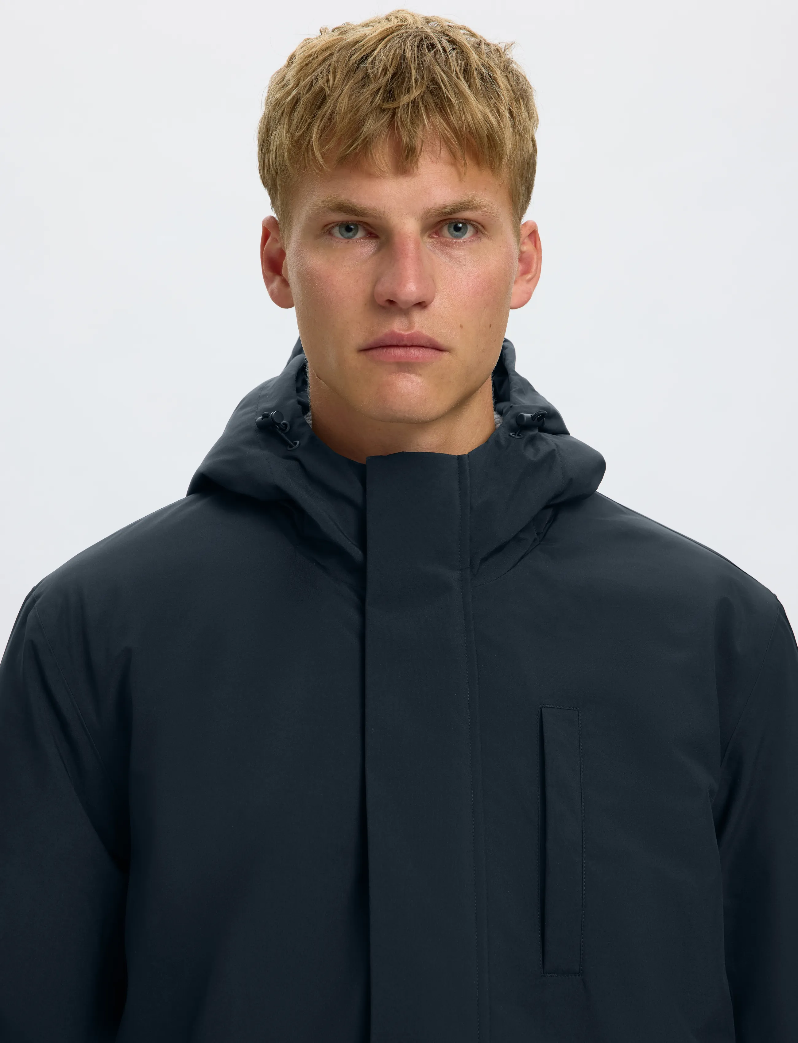 Selected - SLHFRANKLIN URBAN TECH PARKA NOOS - parkas - black - 5