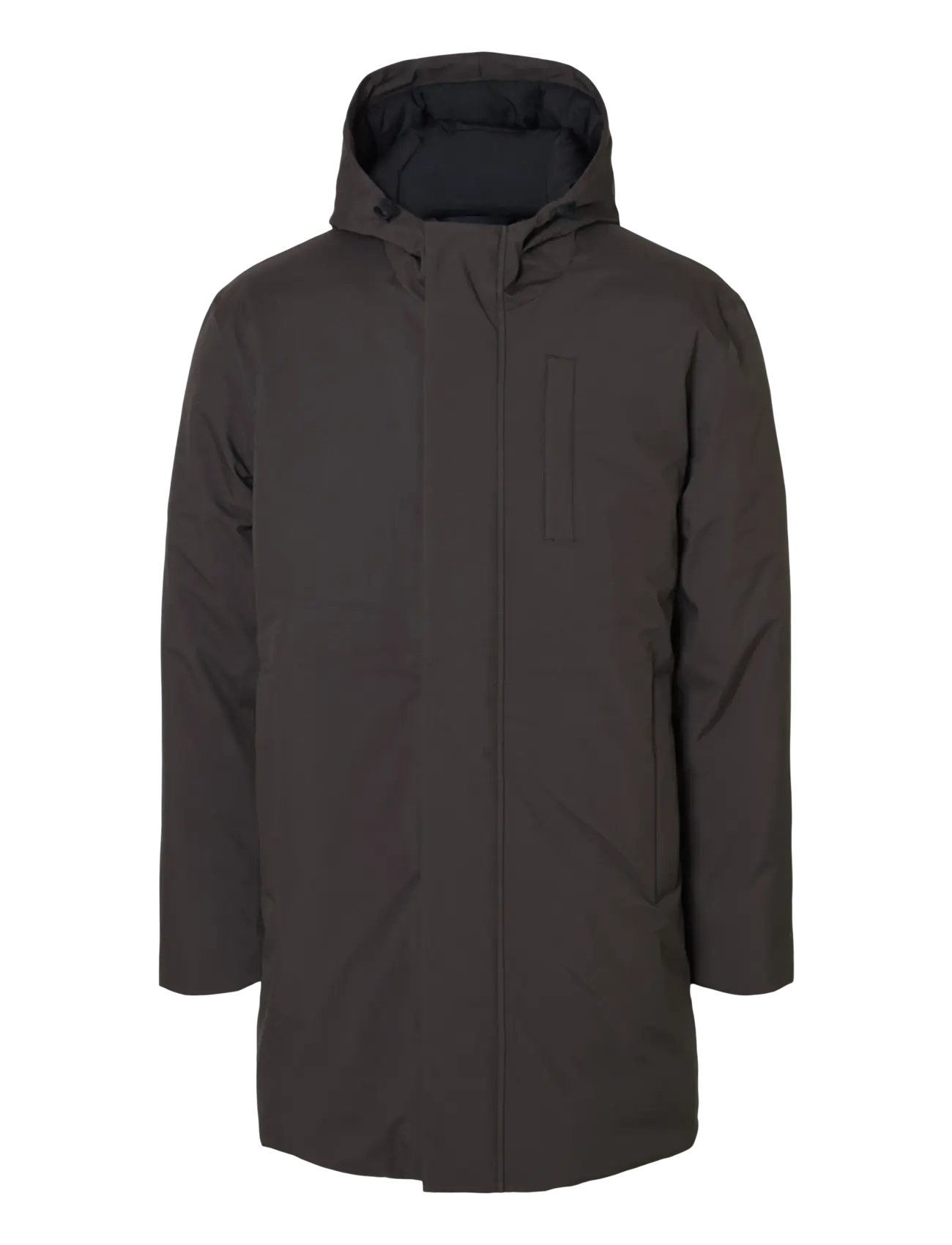 SELECTED Slhfranklin Urban Tech Parka Noos Braun - XL - Herren