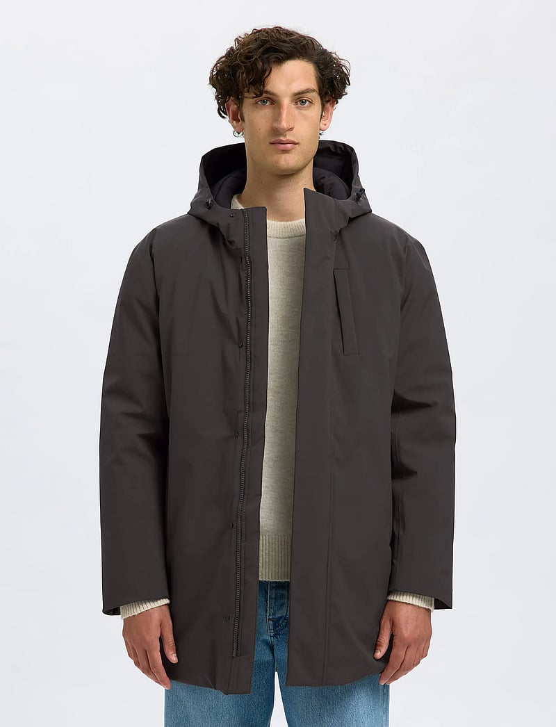 Selected - SLHFRANKLIN URBAN TECH PARKA NOOS - vinterjakker - kambaba - 0
