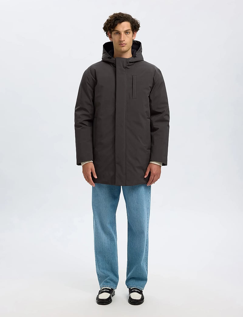 Selected - SLHFRANKLIN URBAN TECH PARKA NOOS - vinterjakker - kambaba - 4