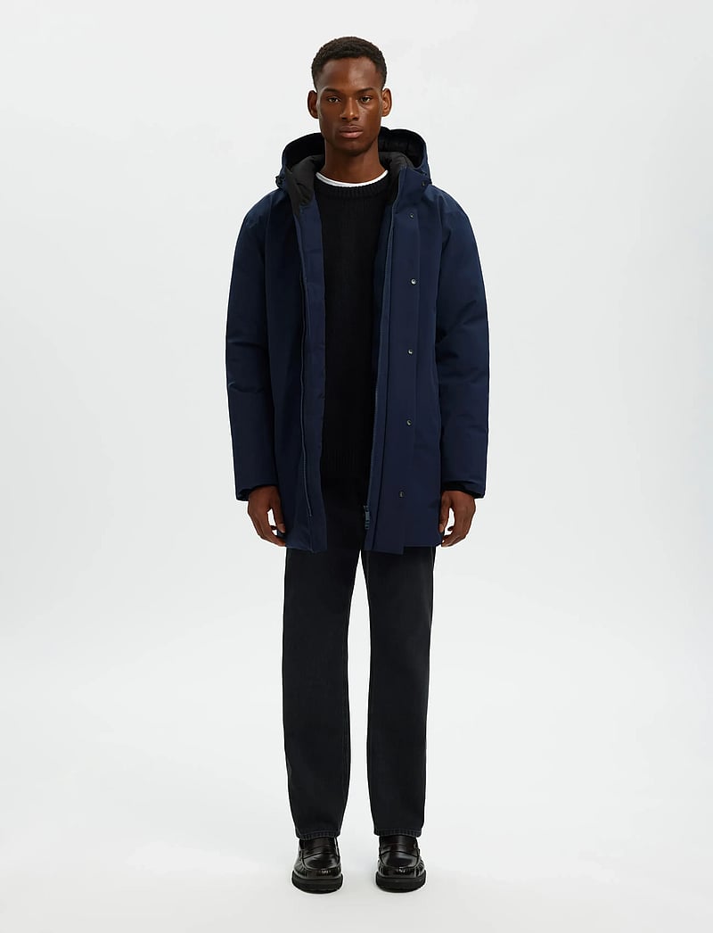Selected - SLHFRANKLIN URBAN TECH PARKA NOOS - parka jakas - sky captain - 4