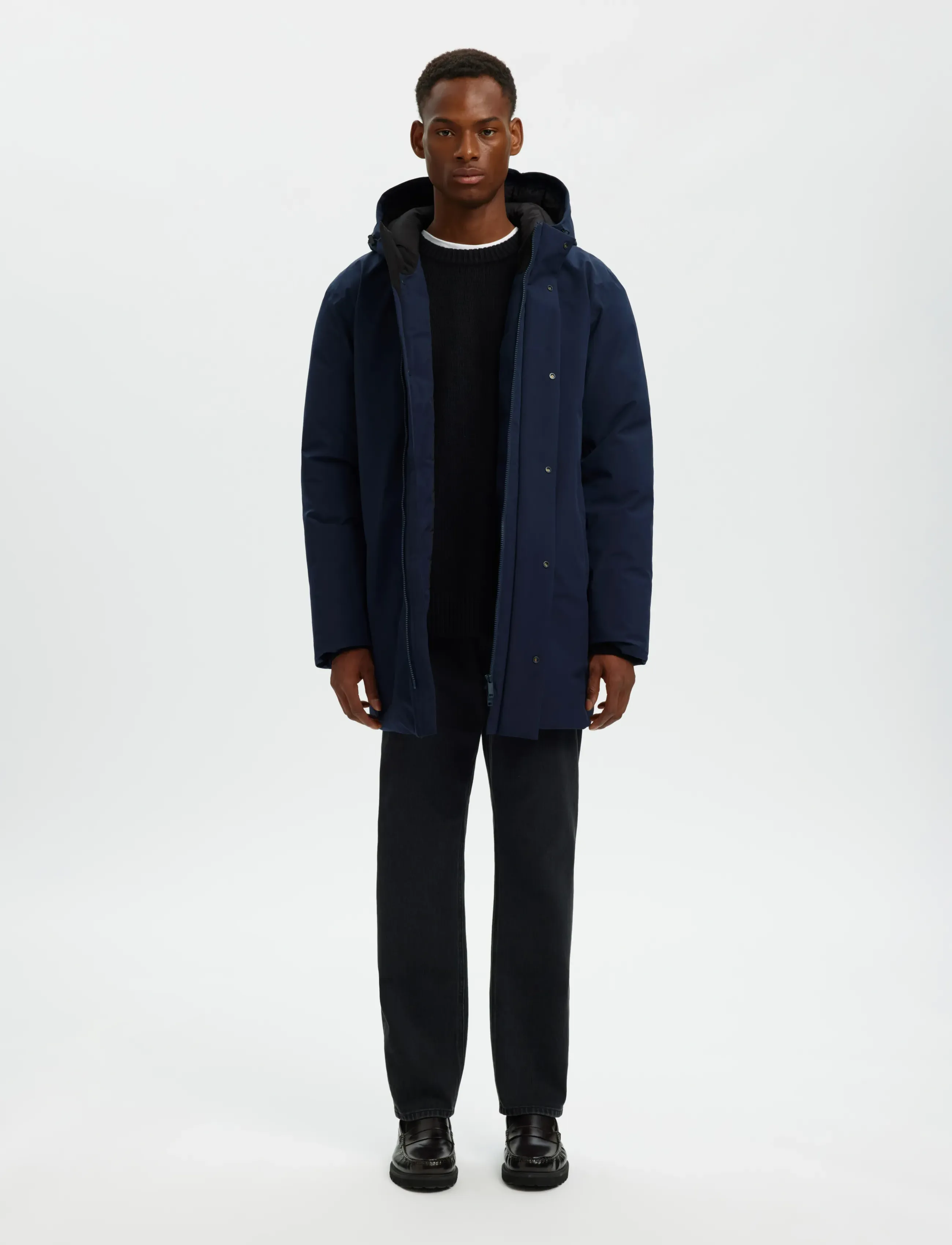 Selected - SLHFRANKLIN URBAN TECH PARKA NOOS - parkas - sky captain - 4