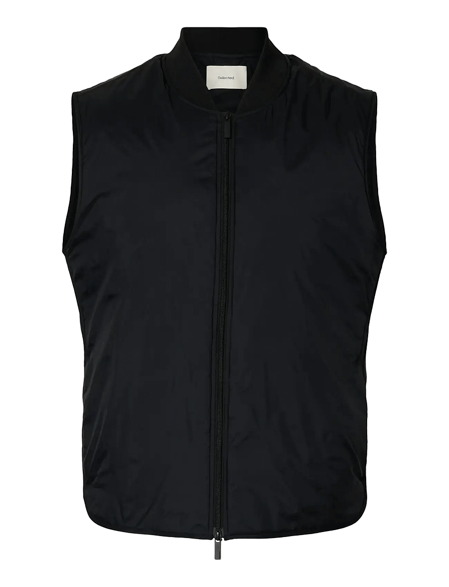 Selected - SLHTHOMAS GILET NOOS - westen - black - 1