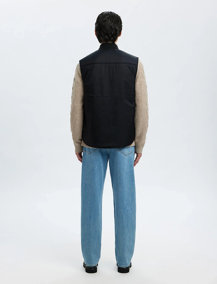 Selected - SLHTHOMAS GILET NOOS - westen - black - 2