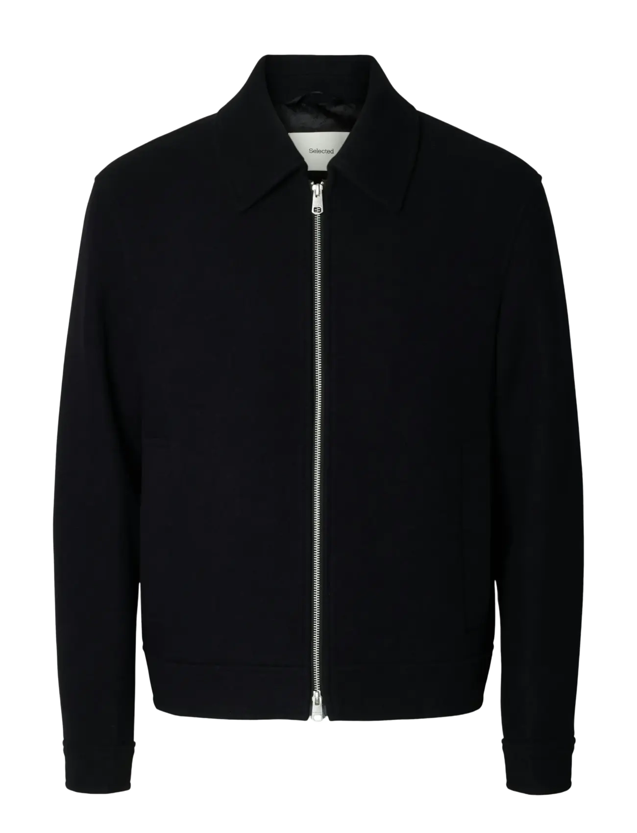 SLMPHILIP WOOL BLEND JKT NOOS - BLACK