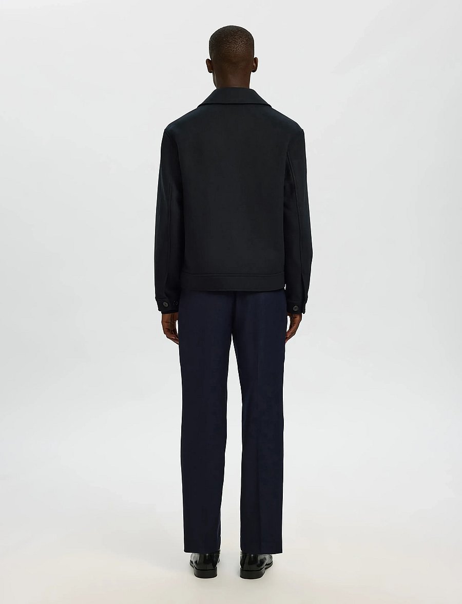 Selected - SLMPHILIP WOOL BLEND JKT NOOS - jakker - black - 2