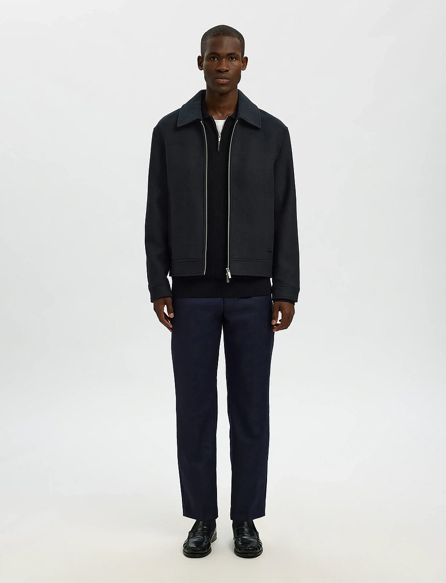 Selected - SLMPHILIP WOOL BLEND JKT NOOS - jakker - black - 3