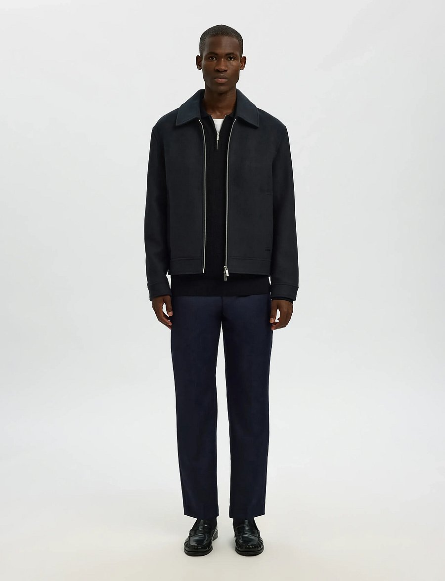 Selected - SLMPHILIP WOOL BLEND JKT NOOS - jakker - black - 5
