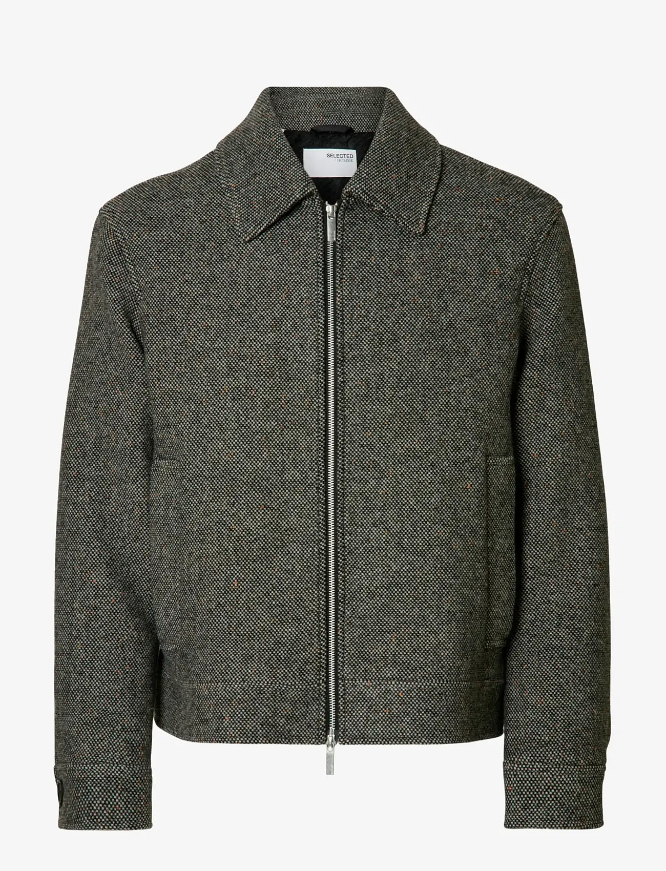 Selected - SLMPHILIP WOOL BLEND JKT NOOS - fall jackets - black - 0