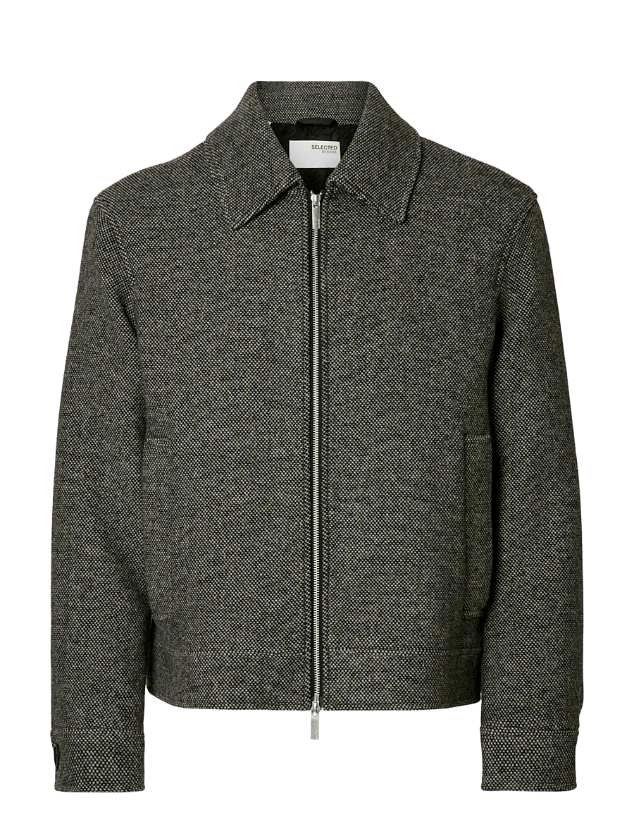 Selected - SLMPHILIP WOOL BLEND JKT NOOS - jakker - black - 1