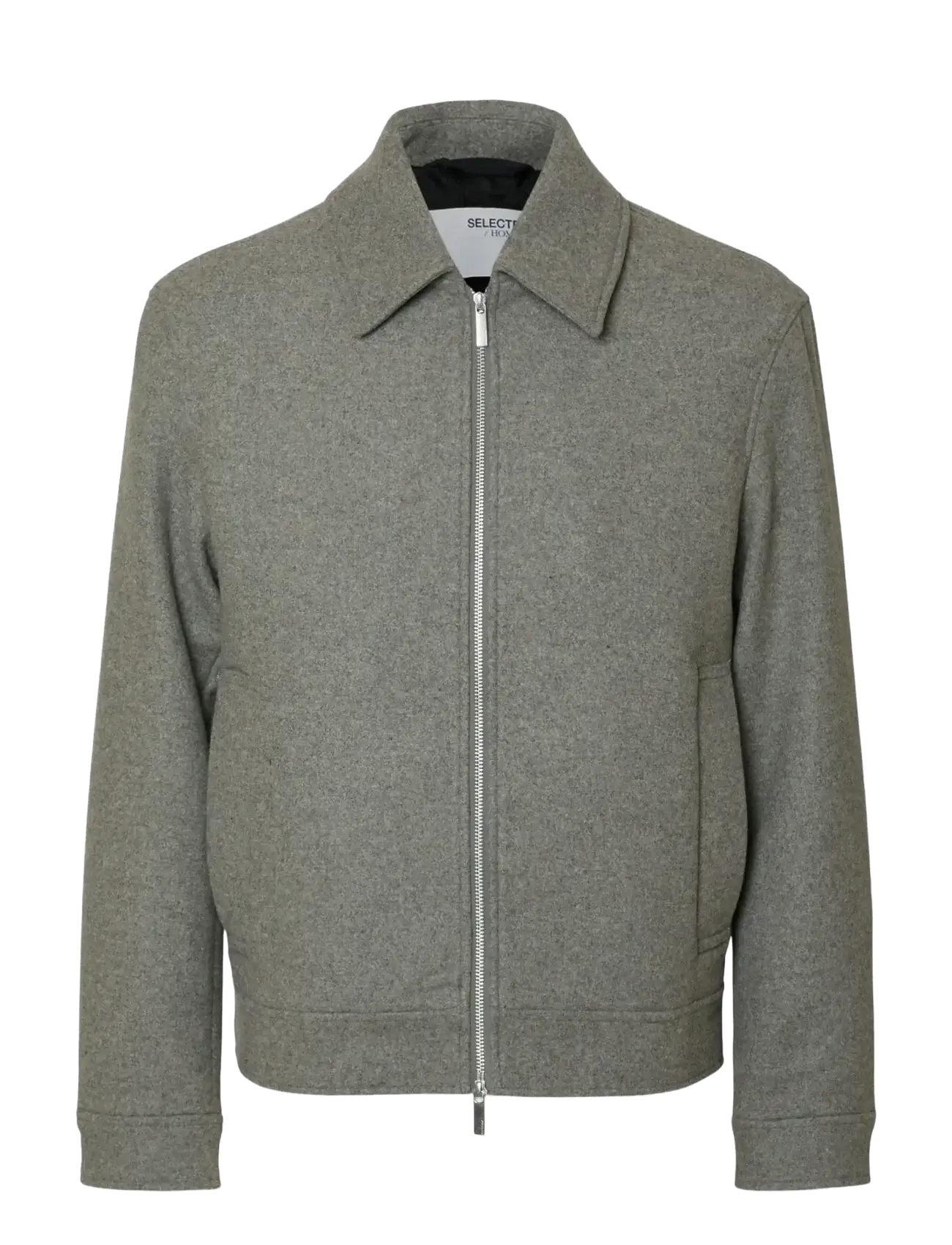 Selected SLMPHILIP WOOL BLEND JKT NOOS - Selected - GREY MELANGE / grey