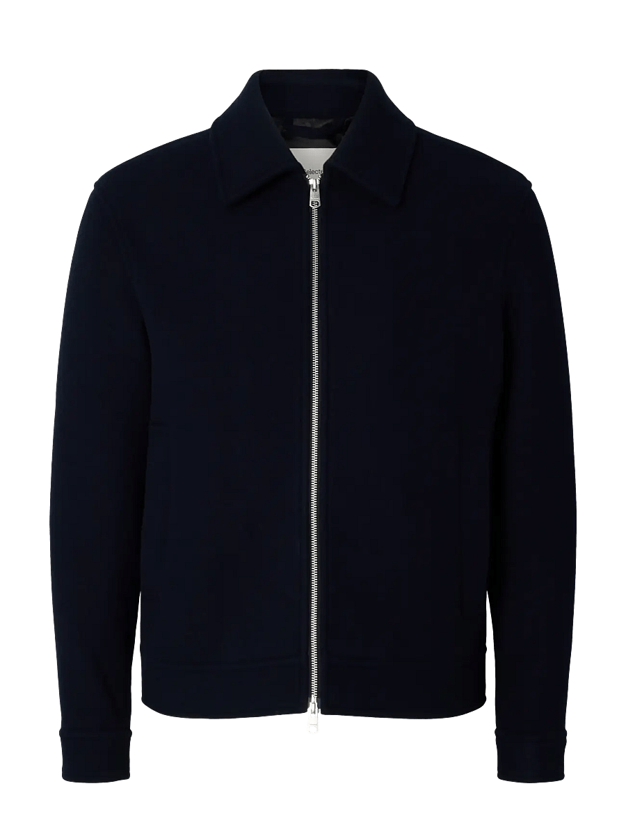 Selected - SLMPHILIP WOOL BLEND JKT NOOS - jacken - sky captain - 1