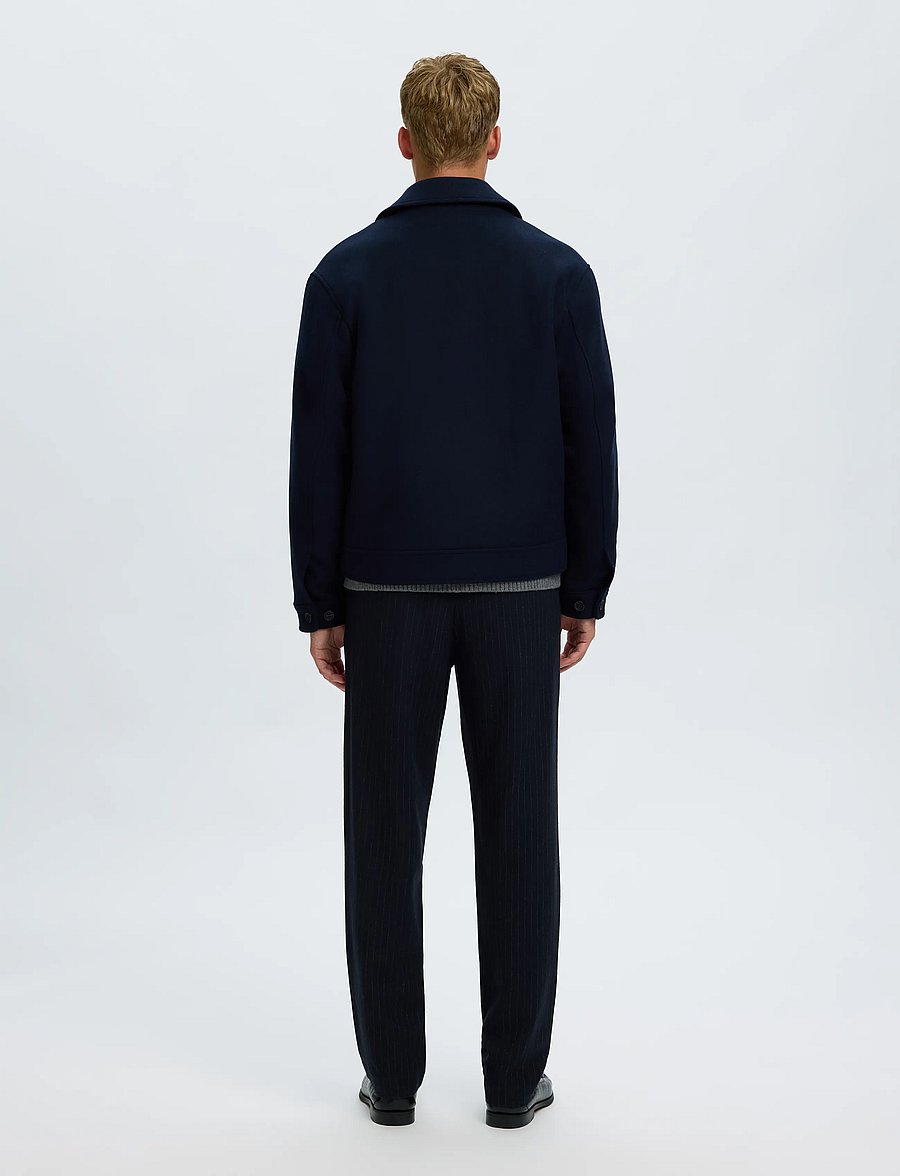 Selected - SLMPHILIP WOOL BLEND JKT NOOS - jackor - sky captain - 2