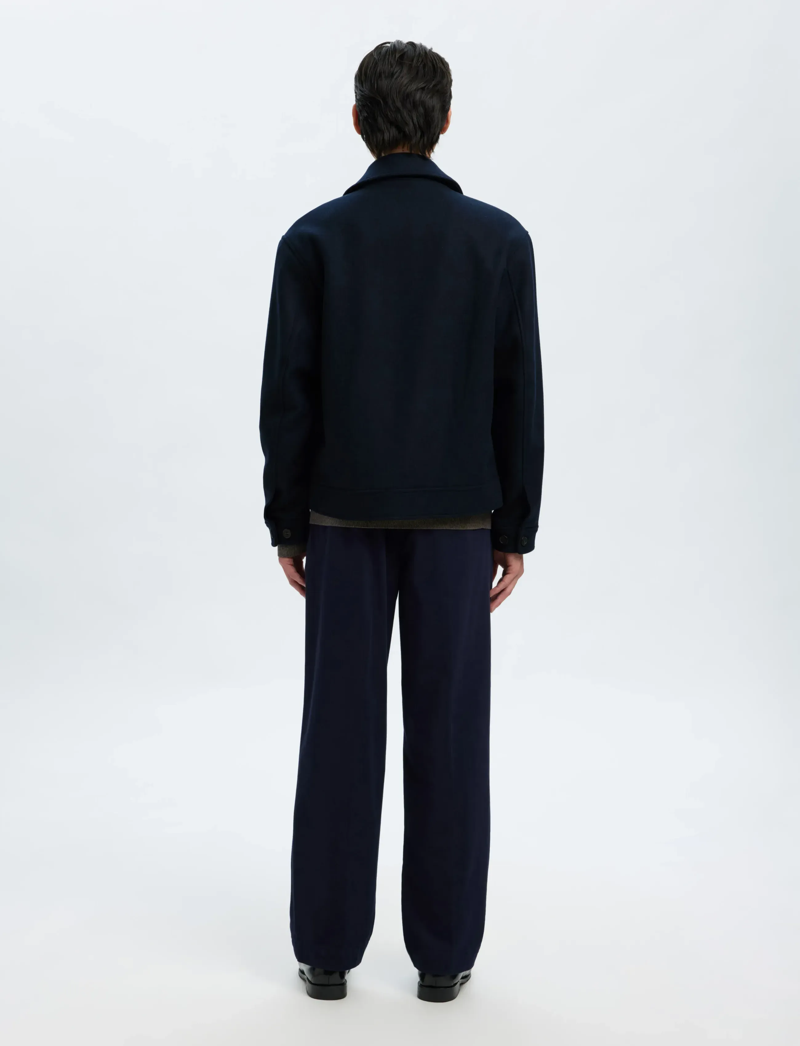 Selected - SLMPHILIP WOOL BLEND JKT NOOS - wolljacken - sky captain - 2