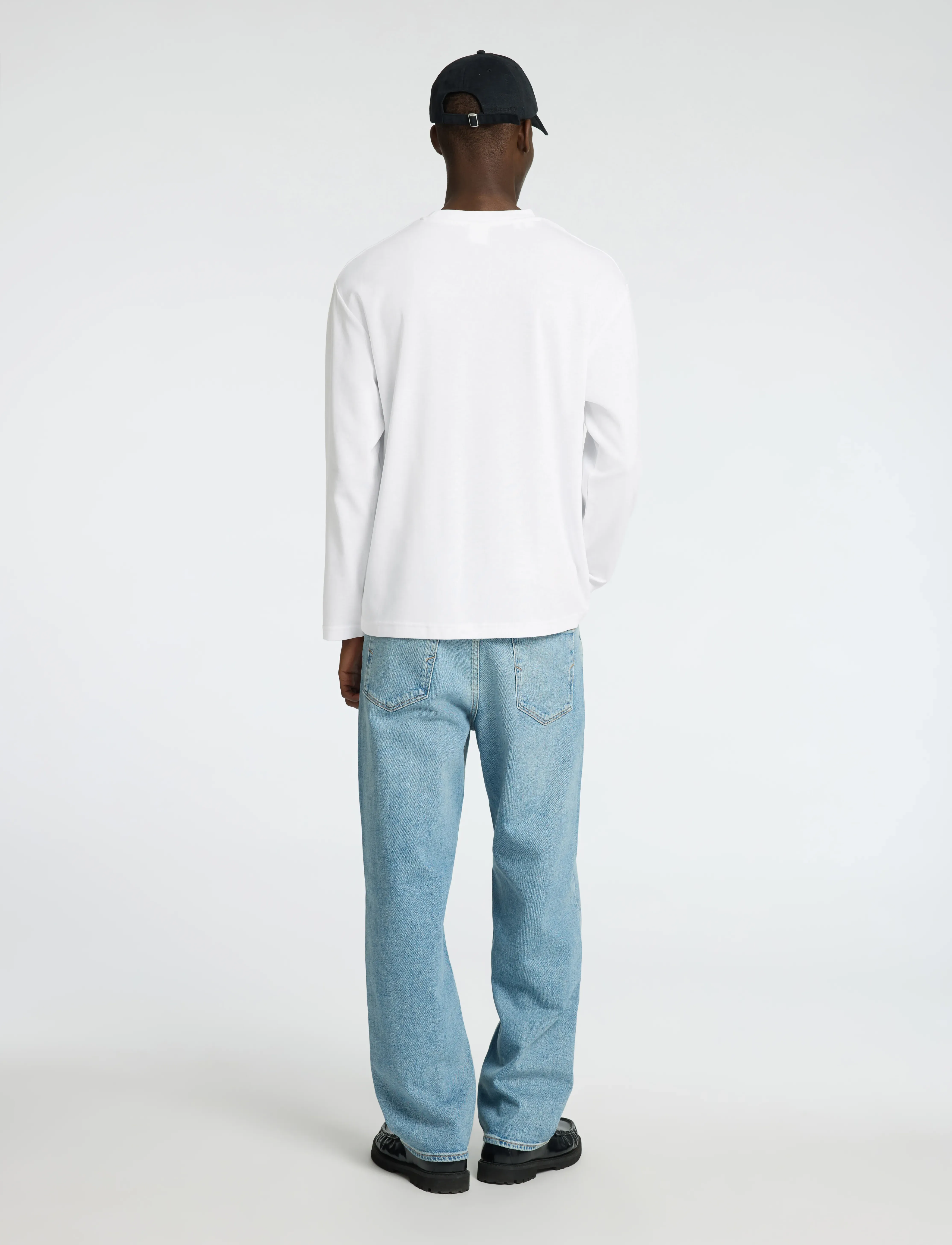 Selected - SLHLOOSEOSCAR LS O-NECK TEE NOOS - langärmelig - bright white - 2