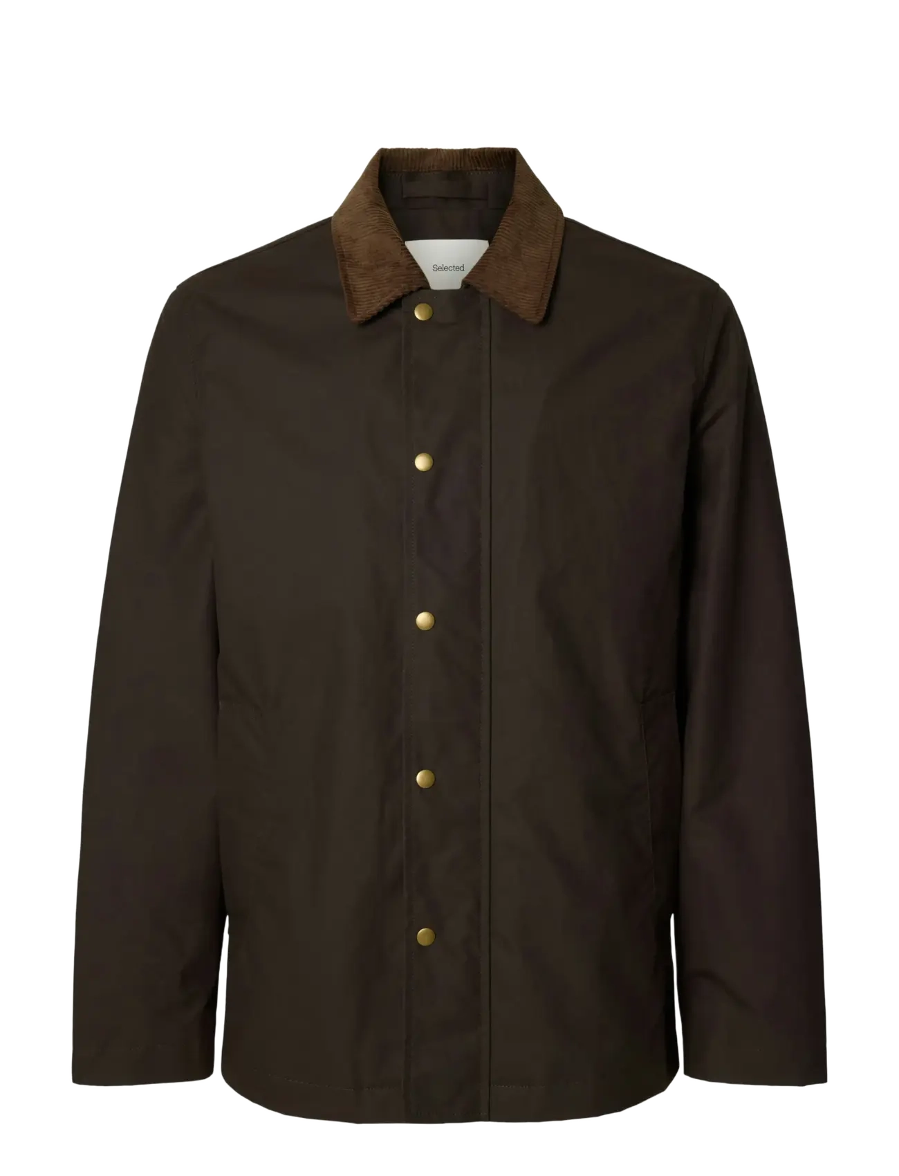 Selected SLHWALTER WAXED COTTON 2.0 JKT NOOS - Selected - DELICIOSO / brown