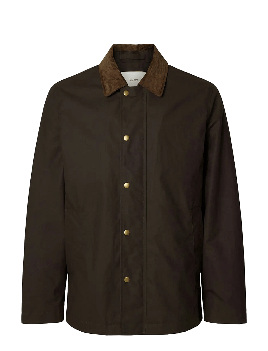 Selected - SLMWALTER WAXED COTTON 2.0 JKT NOOS - frühlingsjacken - delicioso - 1