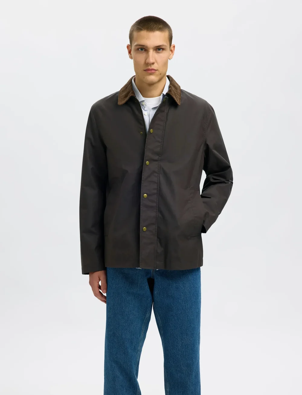 Selected - SLHWALTER WAXED COTTON 2.0 JKT NOOS - kurtki jesienne - delicioso - 0