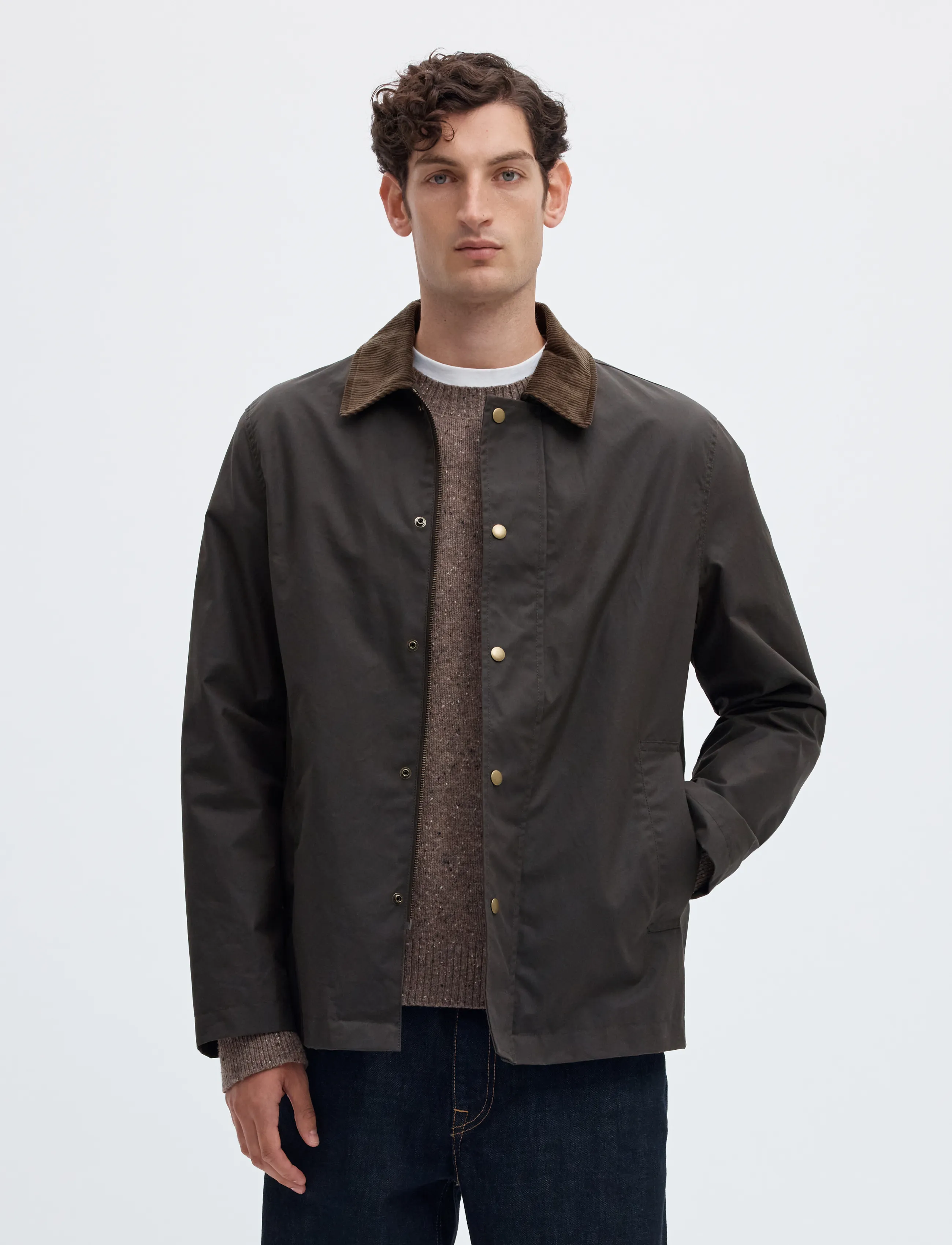 Selected SLMWALTER WAXED COTTON 2.0 JKT NOOS - Jakker - DELICIOSO / brown