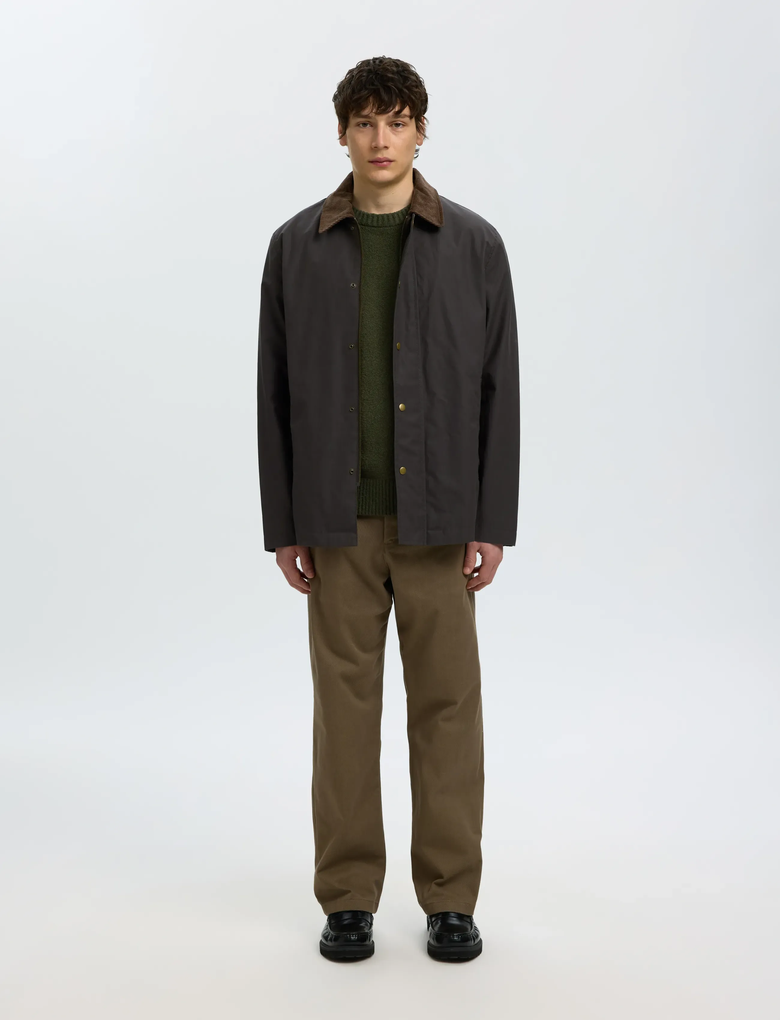 Selected - SLMWALTER WAXED COTTON 2.0 JKT NOOS - frühlingsjacken - delicioso - 3