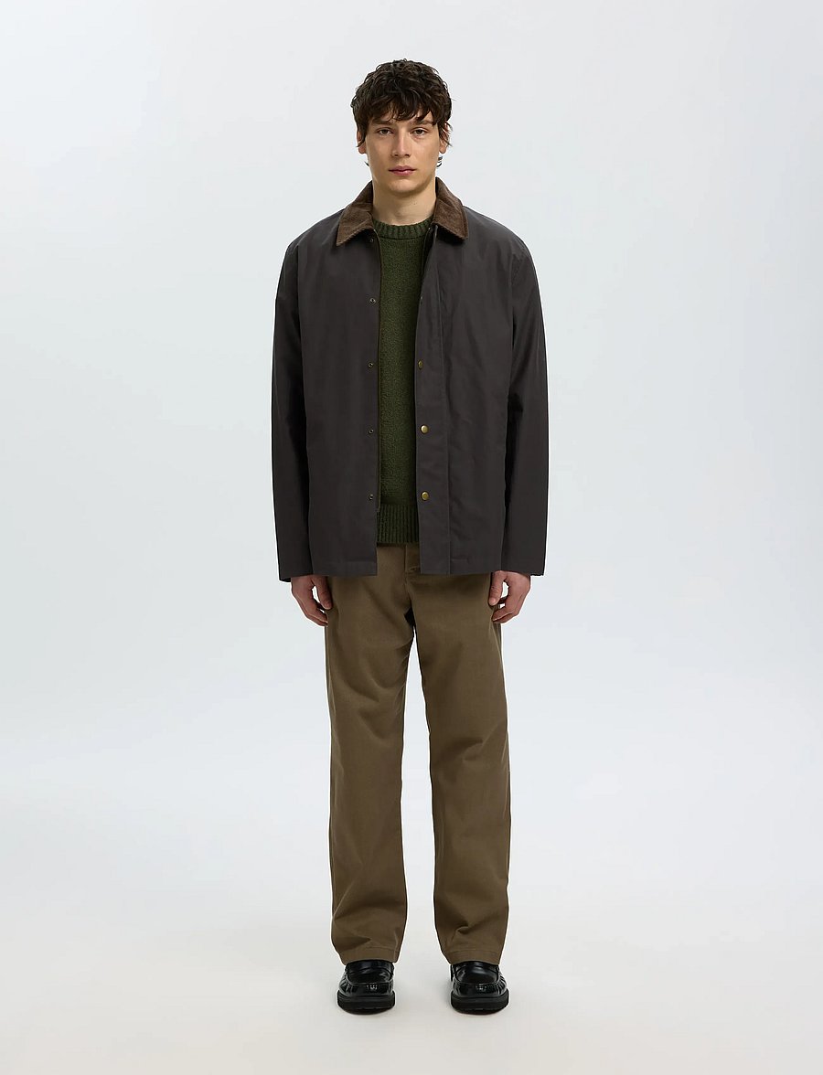 Selected - SLMWALTER WAXED COTTON 2.0 JKT NOOS - frühlingsjacken - delicioso - 3